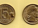 5 Centavos Argentina 1945 KM# 40